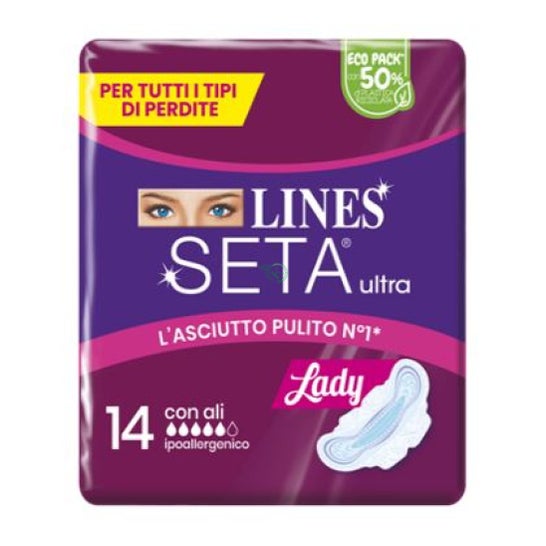 Lines Seta Ultra Lady Ailes Eco Pack 14uds