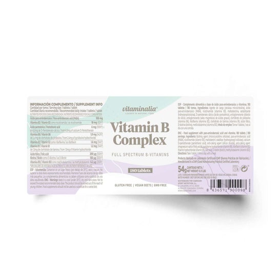 Vitaminalia Vitamina B Complex 180comp