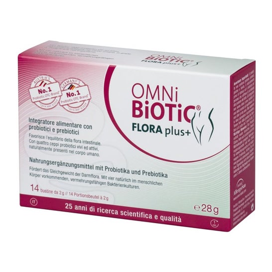 OMNi BiOTiC Flora Plus+ Sobres 14x2g