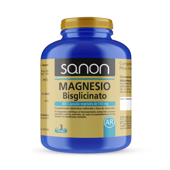 Sanon Magnesium Bisglicinato 300 Cáps