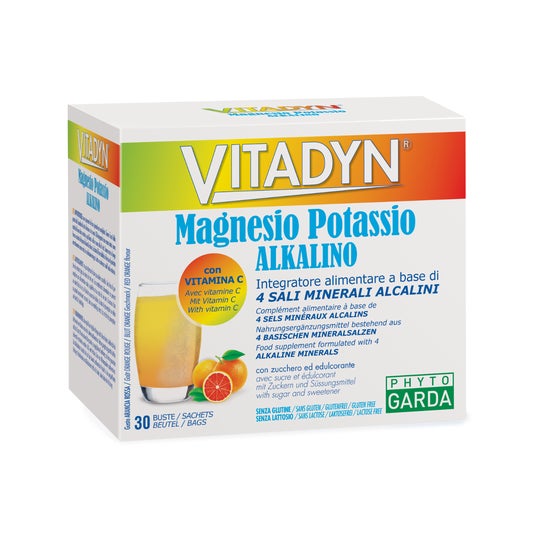Vitadyn Magnesio Potasio Alcalino 30 Sobres