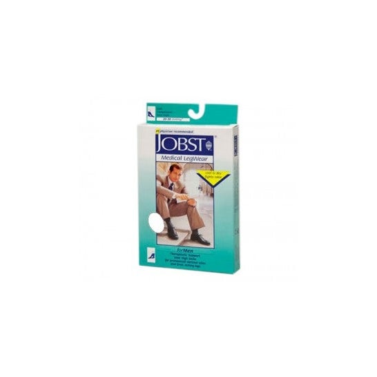 Jobst normal compression stocking white size PP 1 pc