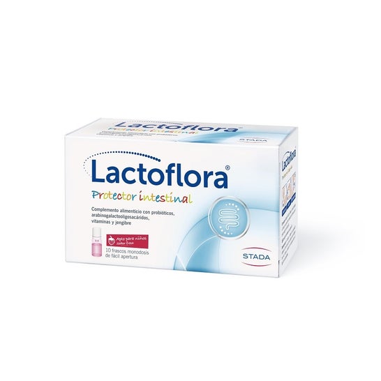 Lactoflora Probiotic Intestinal Protector for Children Strawberry Flavour 10 single-dose bottles