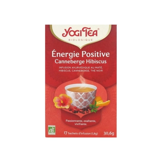 Yogi Tea Positive Energy Arándanos Hibiscus Organic 17uds