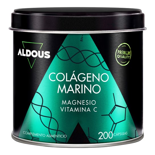 Aldous Bio Colágeno Hidrolizado Puro Magnesio Vitamina C 200caps