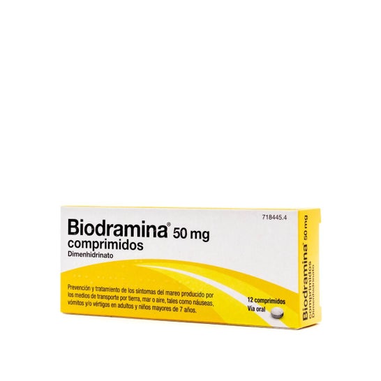 Biodramina 50mg 12comp