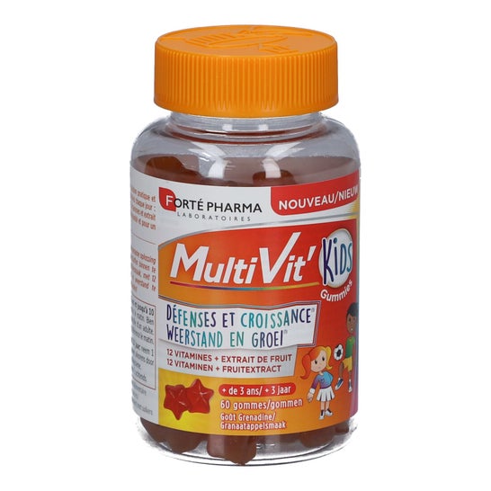 Forté Pharma MultiVit' Kids Defensas & Crecimiento 60 Gummies