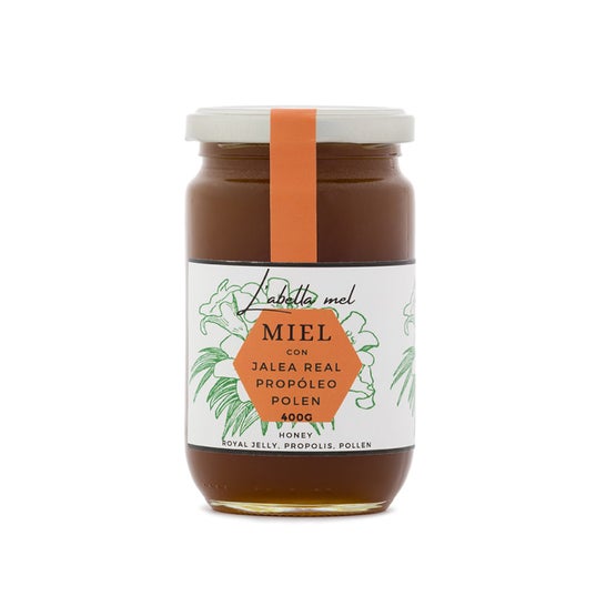 L'Abella Mel Honing met Bijenpollen, Propolis en Royal Jelly 400 g