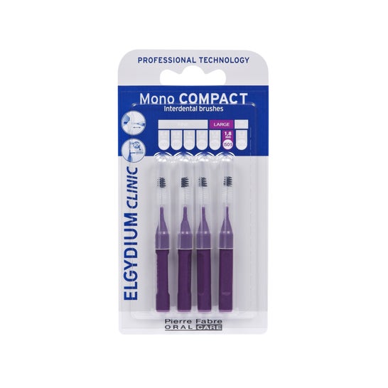 Elgydium Clinic Mono Compact Cepillos Interdentales 1,8mm Morado 4uds Elgydium Clinic Mono Compact Cepillos Interdentales 1,8mm Morado 4uds