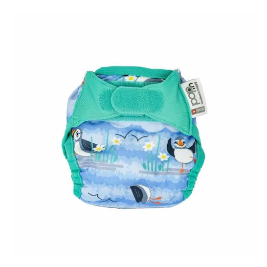 Close Pop-In Recién Nacido Blue Puffin Pañal 1ud