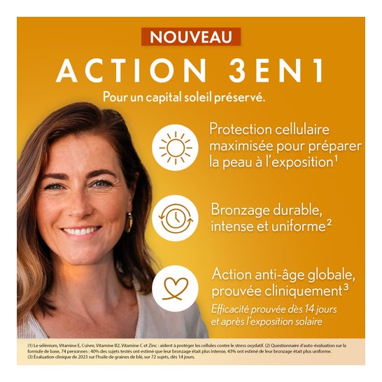 Oenobiol Sun Expert Préparateur Solaire 3 en 1 30caps