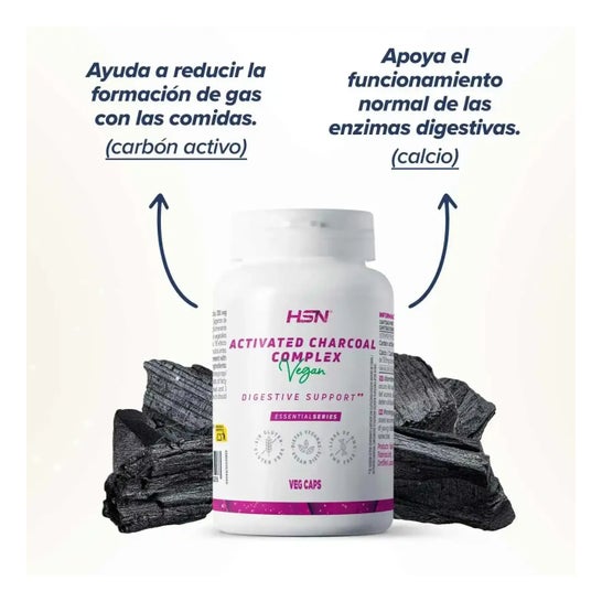 HSN Carbón Activo Complex 120 vcaps