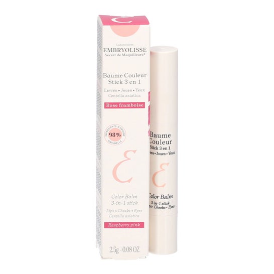 Embryolisse Bálsamo Color Stick 3 en 1 Rosa Frambuesa 2.5 g