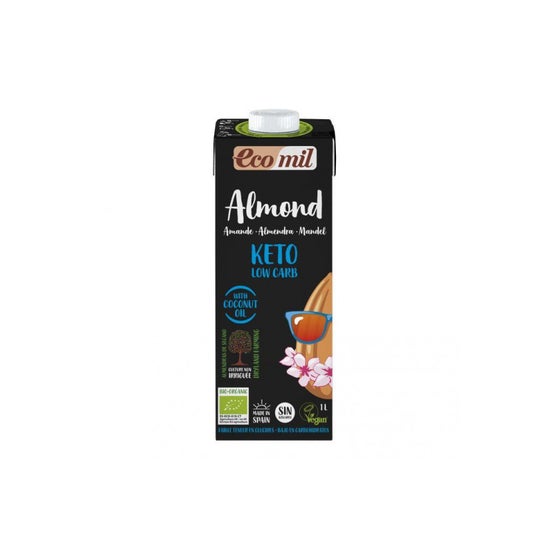Ecomil Bebida de Almendra Keto Low Carb Bio 1L