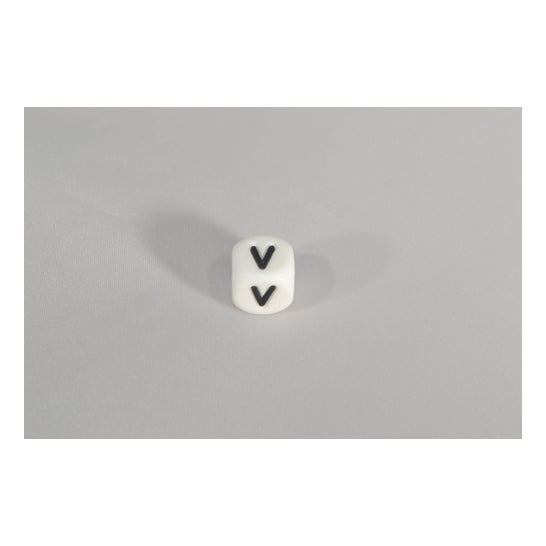 Perlina di silicone irreversibile per chip clip Lettera V 1 unità