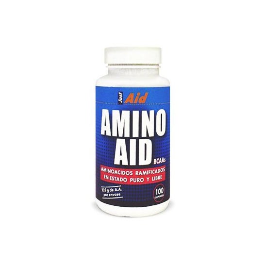 Just Aid Amino Aid Bcaa verzweigtkettige Aminosäuren 100Comp