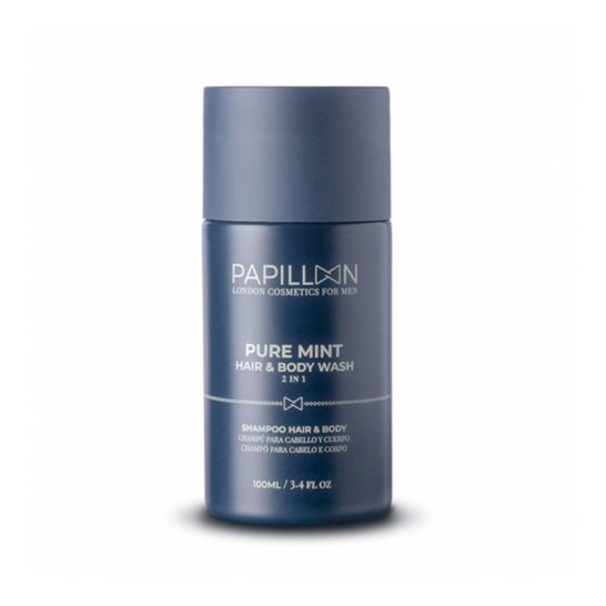 Papillon Pure Mint Champú Cabello Barba Cuerpo 100ml