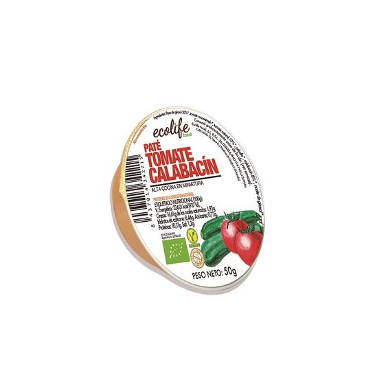 Ecolife Food Biologische Courgette Tomaten Pate 50g