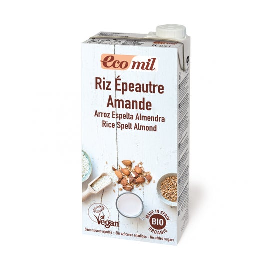 Ecomil Ecologische drank van rijst, spelt en amandel 1l