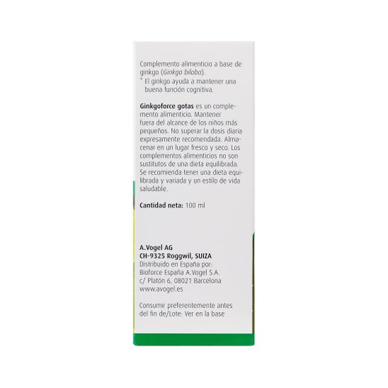 A. Vogel ginkgoforce gotas 100 ml