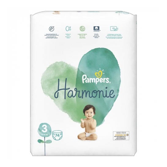 PAMPERS BABY-DRY Taille 8 - 17Kg et + 100 couches - Pack 1 mois - Zoma