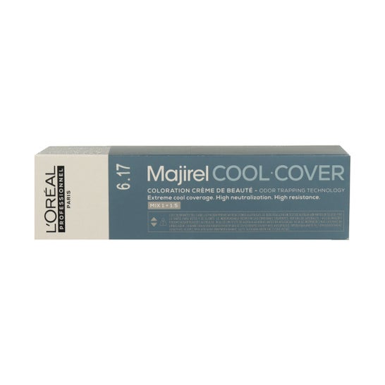 L'Oréal Majirel Cool Cover 6.17 Rubio Oscuro Ceniza Irizado 60 ml