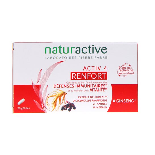 Naturactive Activ 4 Stärkung der Immunabwehr und Vitalit 28 Glules