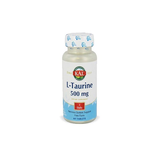 Kal L-taurine 500 mg 60 caps