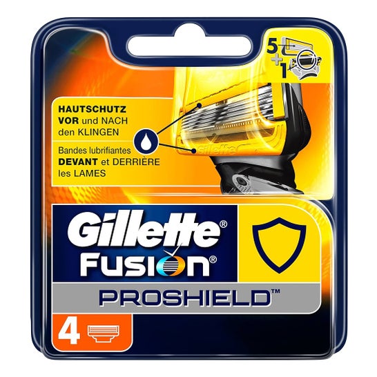 Gillette Fusion Proshield Recambio 4uds