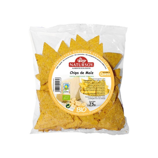 Natursoy Chips Maíz Queso Eco 75g