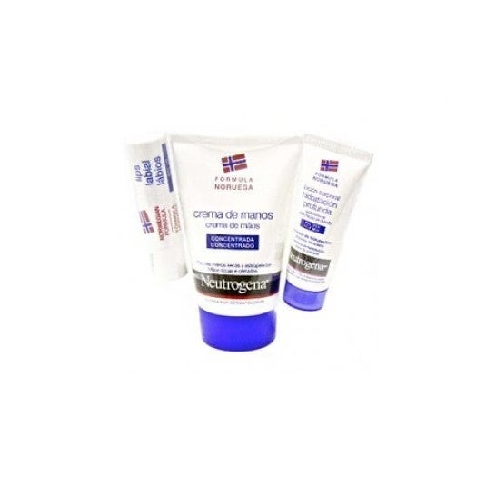 Neutrogena Pack Crema Manos + Protector Labial + Loción Hidratante 1ud