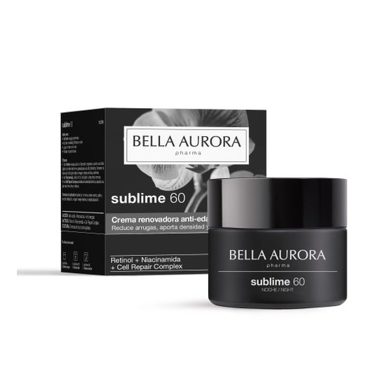 Bella Aurora Crema Reparadora +60 Acción Nocturna 50ml