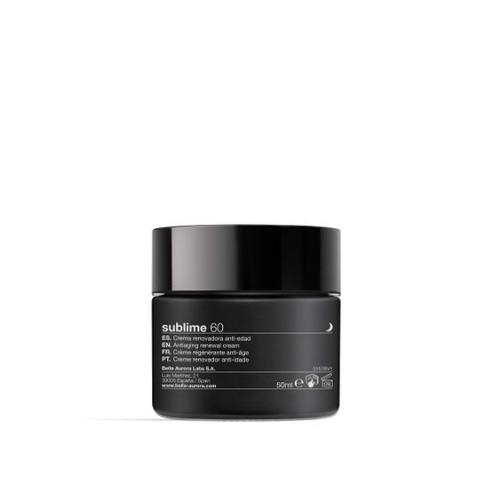 Bella Aurora Sublime 60 Crema Noche Renovadora Anti-Edad +60 Años 50 ml
