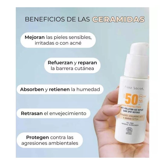 Alma Secret Solar Crema Facial con Color Spf50 Sand 50ml Alma Secret Solar Crema Facial con Color Spf50 Sand 50ml