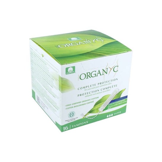 Organyc Tampon Con Aplicador Super 16uds