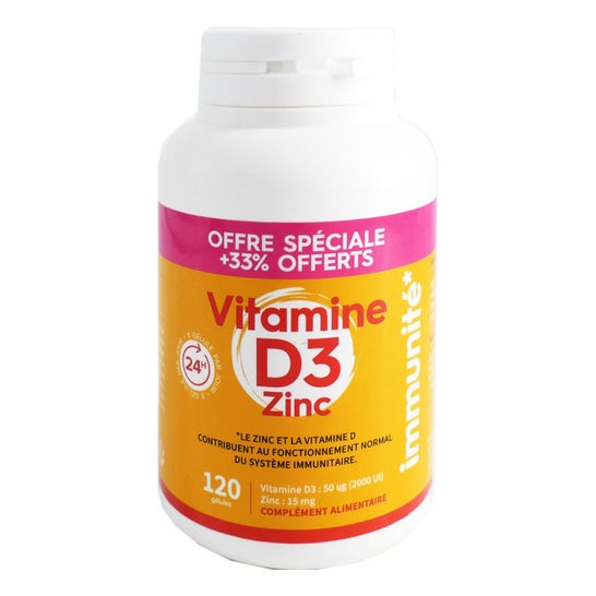 PharmaScience Vitamina D3 + Zinc 120caps