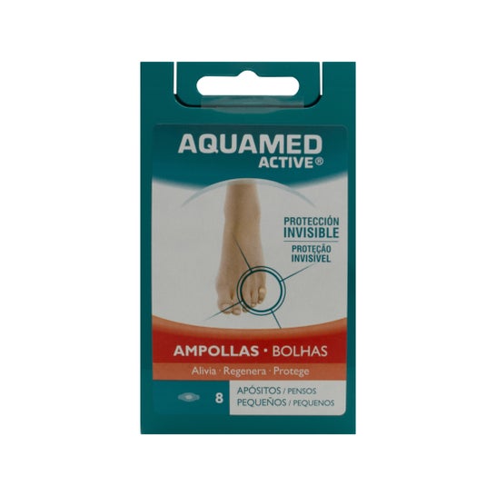 Aquamed Active T-små hydrokolloide dressingsampuller 8uds