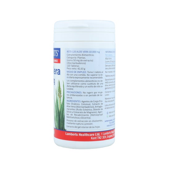 Lamberts Aloe Vera 10000mg 120comp