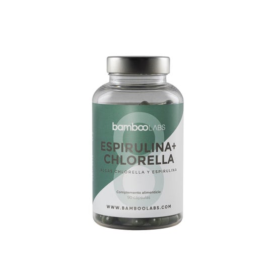 BambooLabs Spirulina + Clorella 90caps
