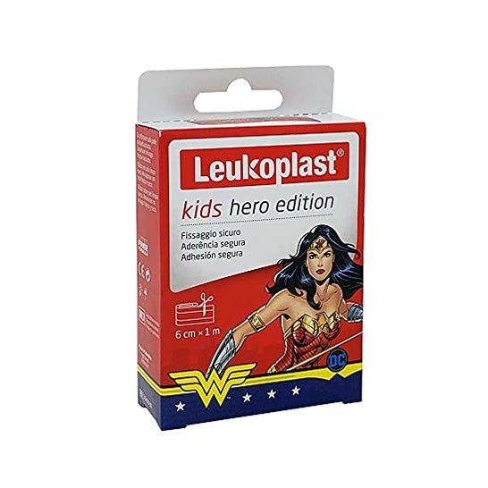 Leukoplast Kids Hero Mujer Maravilla 6cmx1m