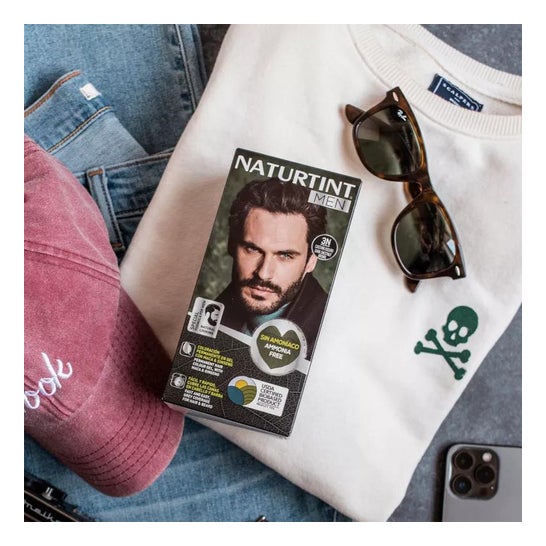 Naturtint Kit Tinte Men 3N Castaño Oscuro Naturtint Kit Tinte Men 3N Castaño Oscuro