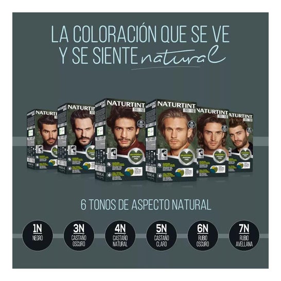 Naturtint Kit Tinte Men 3N Castaño Oscuro Naturtint Kit Tinte Men 3N Castaño Oscuro