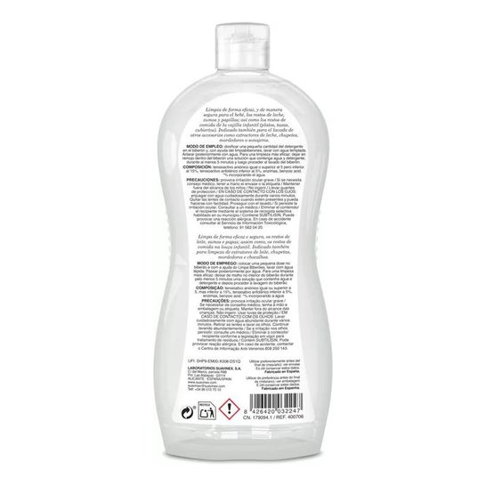 Suavinex® gel reinigt babyflessen 500ml Suavinex® gel reinigt babyflessen 500ml