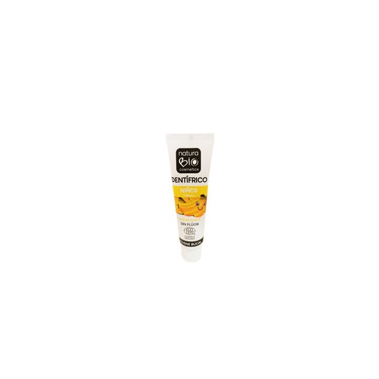 NaturaBIO Cosmetics Children's Toothpaste Banana Fluoride Free 50ml