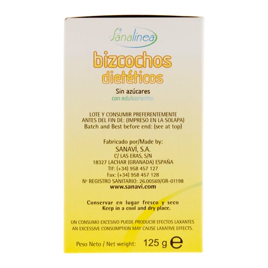 Sanavi Bizcochos Glutinados Vainilla 150 g