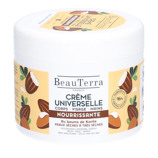 Beauterra Crema Universal Nutritiva Manteca de Karité 400 ml