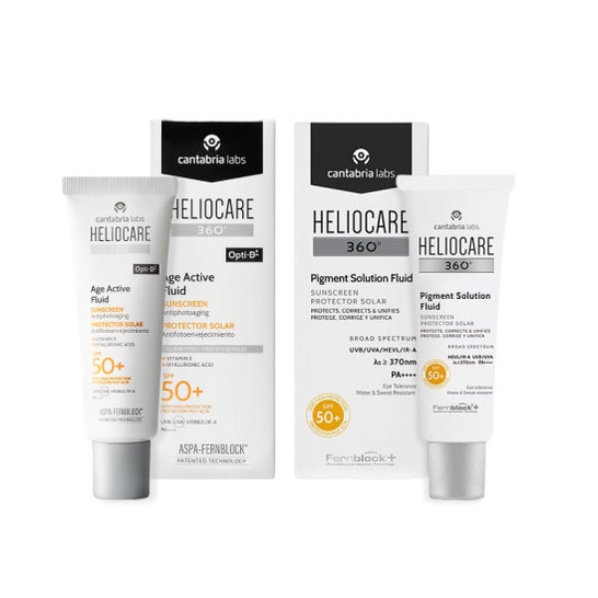 Heliocare Pack 360º Pigment Solution Fluid SPF50+ 50 ml + Age Active Fluid SPF50+ 50 ml