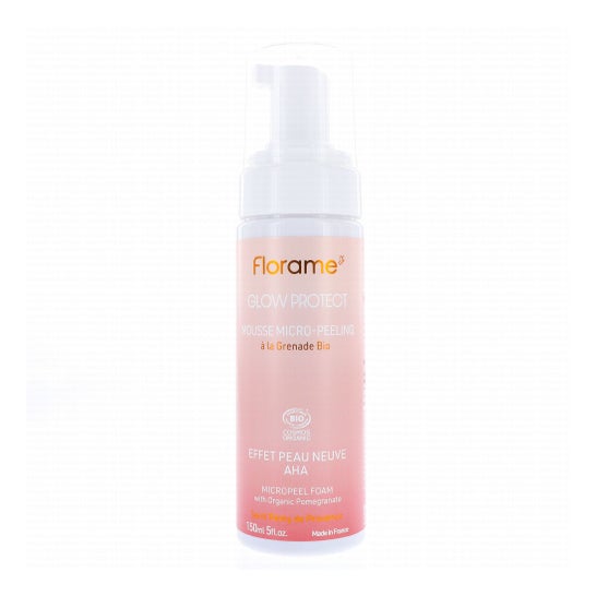 Florame Glow Protect Espuma Micro-Peeling Bio 150 ml