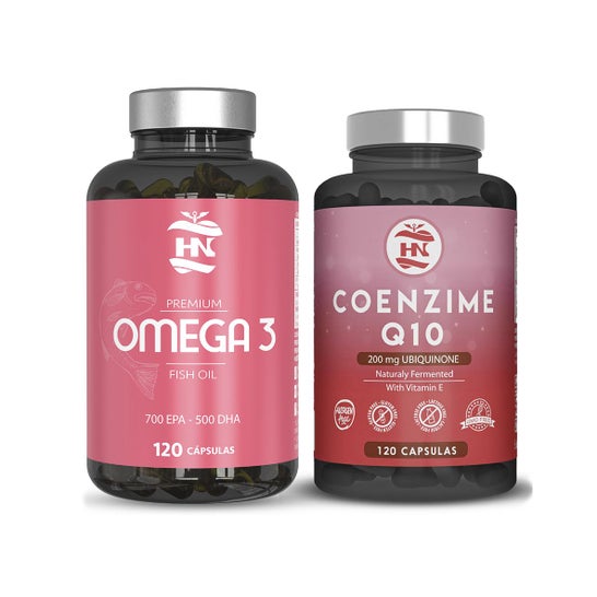 HN Pack Premium Omega 3 120 caps + Coenzima Q10 120 caps