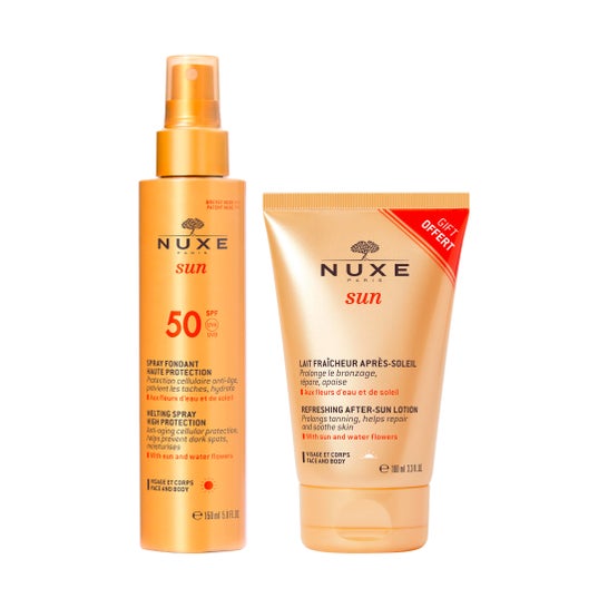 Nuxe Solaires Spray Spf50 150ml Et Après Soleil 100ml Offert